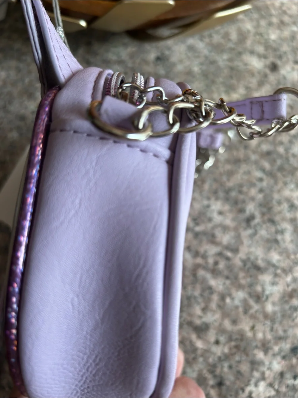 Miss Gwen’s OMG Lilac Unicorn Crossbody Bag for Kids